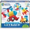 Construction|Educational-Learning Resources 1-2-3 Build It - Rocket, Train, Helicopter!