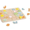 Puzzles|Wooden Toys-Classic World Alphabet Puzzle - Natural Wood