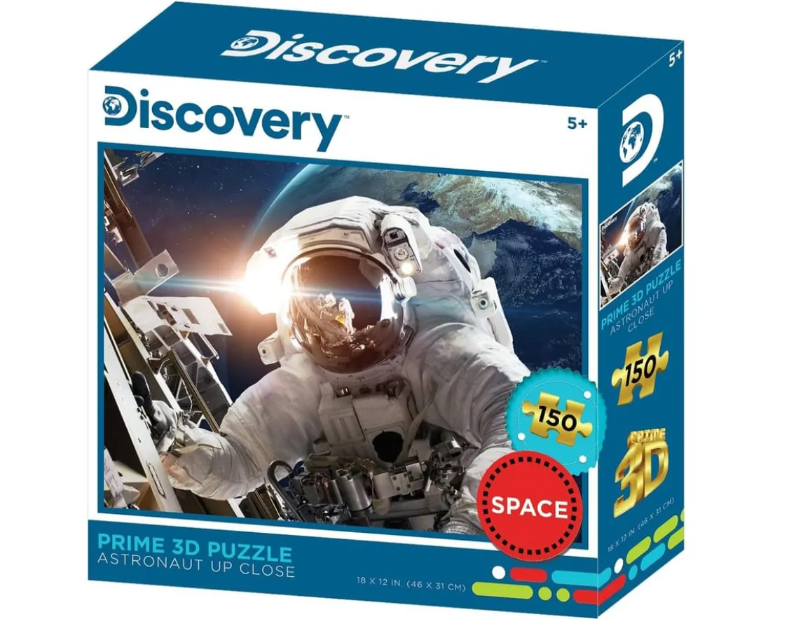 Puzzles-Kidicraft Astronaut Up Close - 3D Effect Puzzle