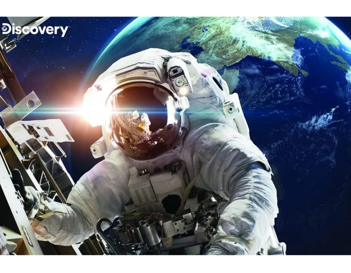 Puzzles-Kidicraft Astronaut Up Close - 3D Effect Puzzle