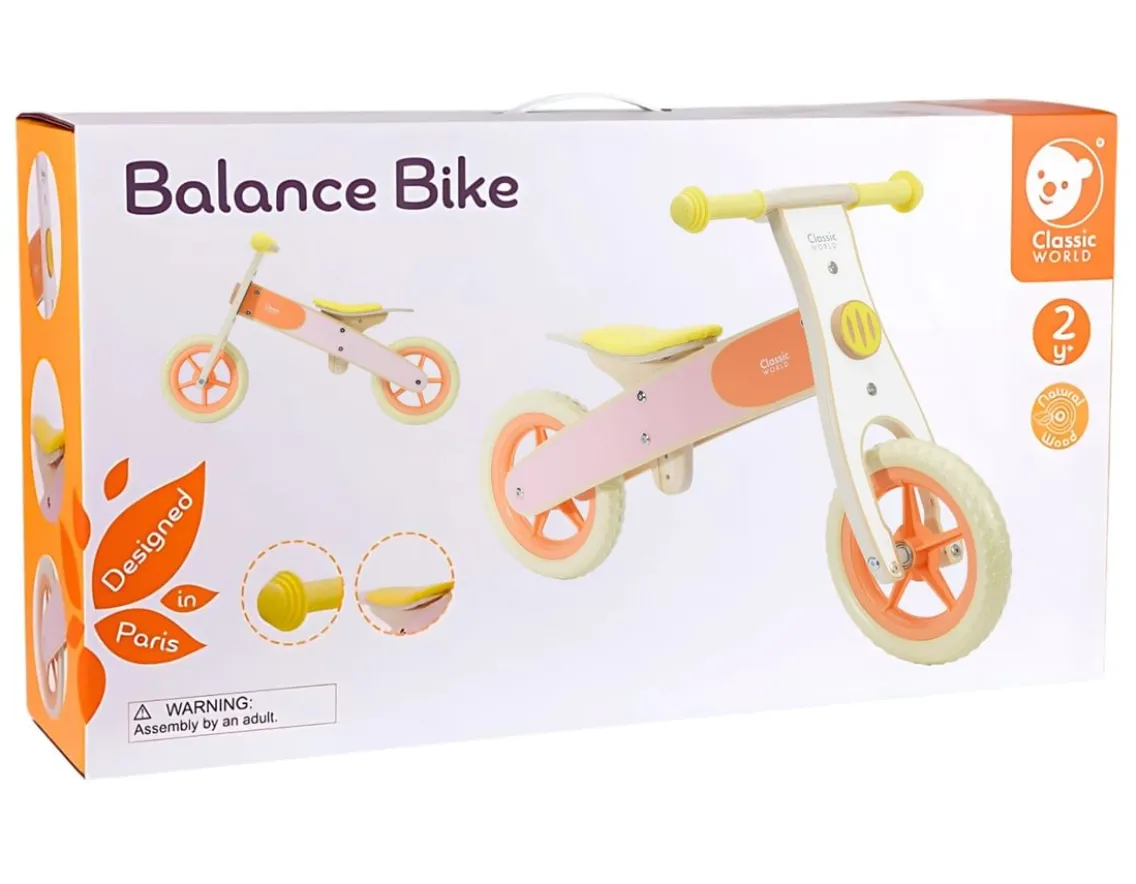 Adventurer|Outdoorsy-Classic World Balance Bike - Wooden Scoot-Along