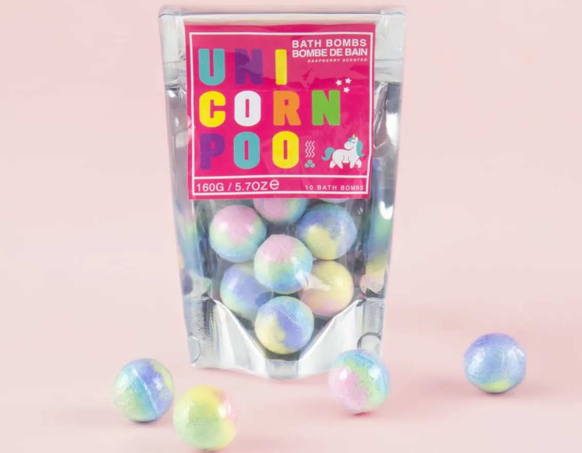 Toys For Bath Time|Unicorn-Gift Republic Bath Bombs - Unicorn Poo!