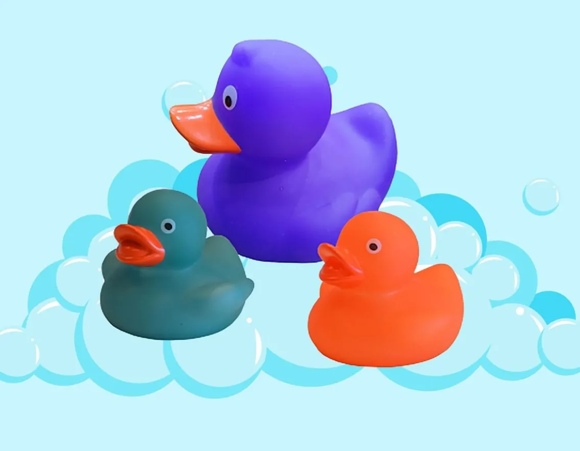 Sensory|Toys For Bath Time-Buddy & Barney Bath Time Ducks - Colour Changing