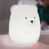 Sensory|Baby Girls-Nattou Bear Nightlight - Colour Changing