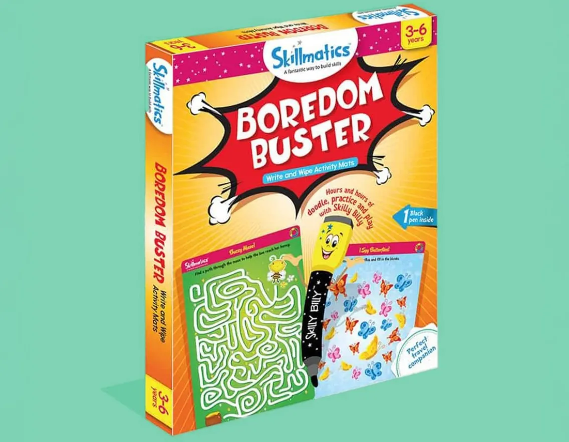 Games|Age 4-Smart Games Boredom Buster - Doodle, Puzzle & Play