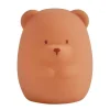 Sensory|Baby Girls-Nattou Brown Bear Nightlight - Silicone