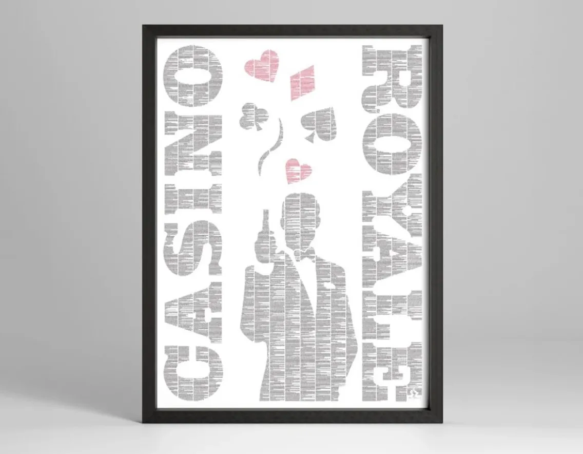 Books|Fashion & Style-Spineless Classics Casino Royale - The Book on a Poster