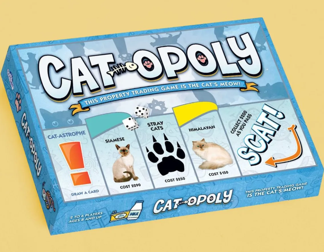 Exclusive To Wicked Uncle|Games-Cheatwell Games Cat-Opoly - Classic Game made Purrfect