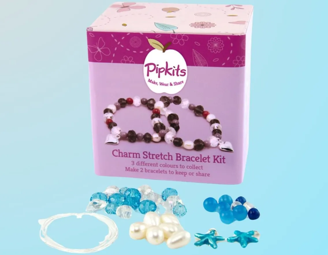 Creativity|Exclusive To Wicked Uncle-Pipkits Charm Stretch Bracelet Kit