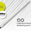 Creativity|Age 10-Troika Construction Endless Pencil - Writes for 20km!
