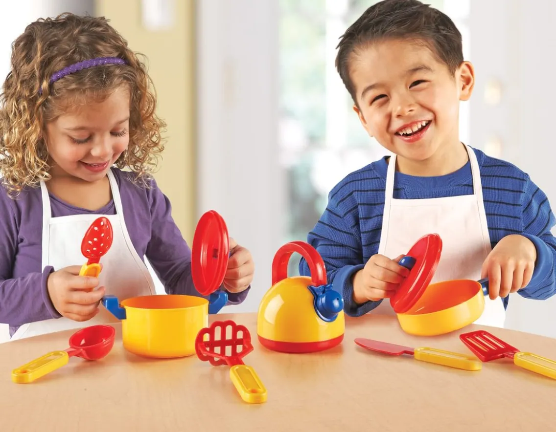 Creativity|Age 4-Learning Resources Cooking Set - Pretend and Play