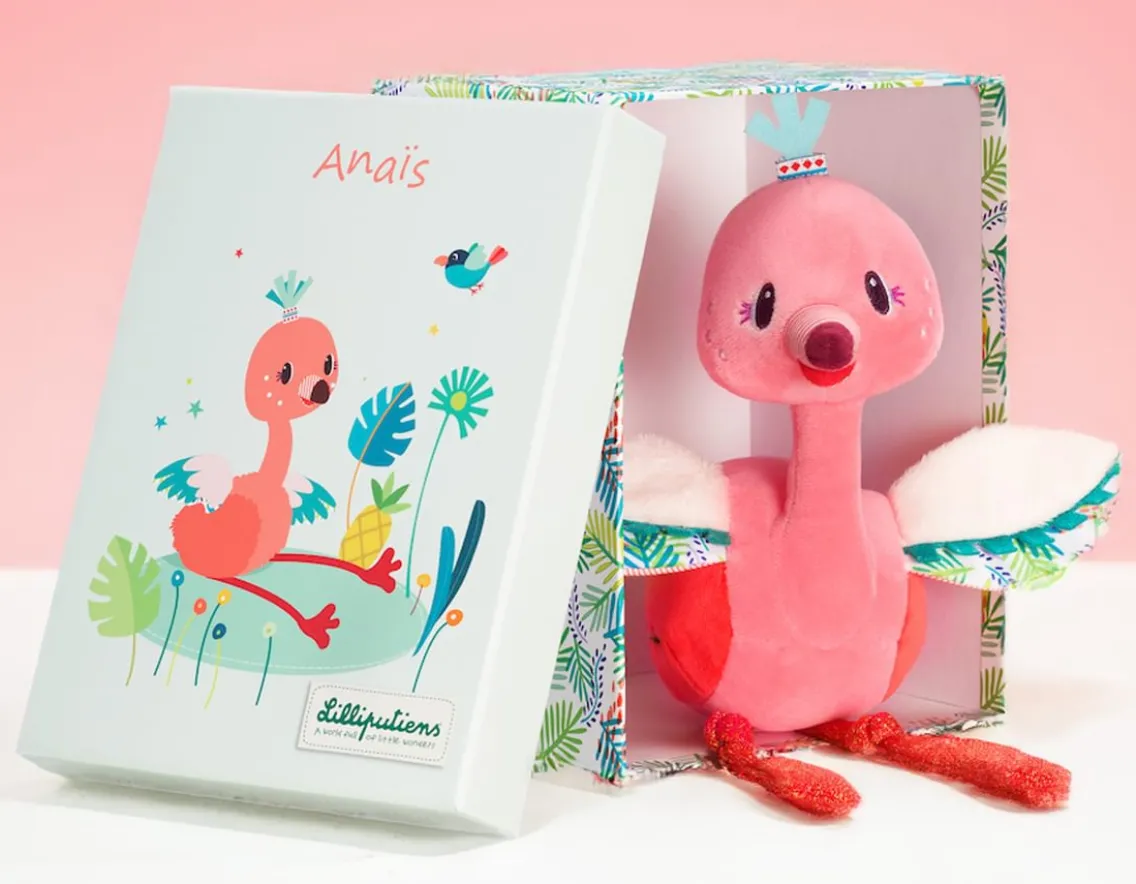 Exclusive To Wicked Uncle|Sensory-Lilliputiens Cuddly Flamingo - Plush