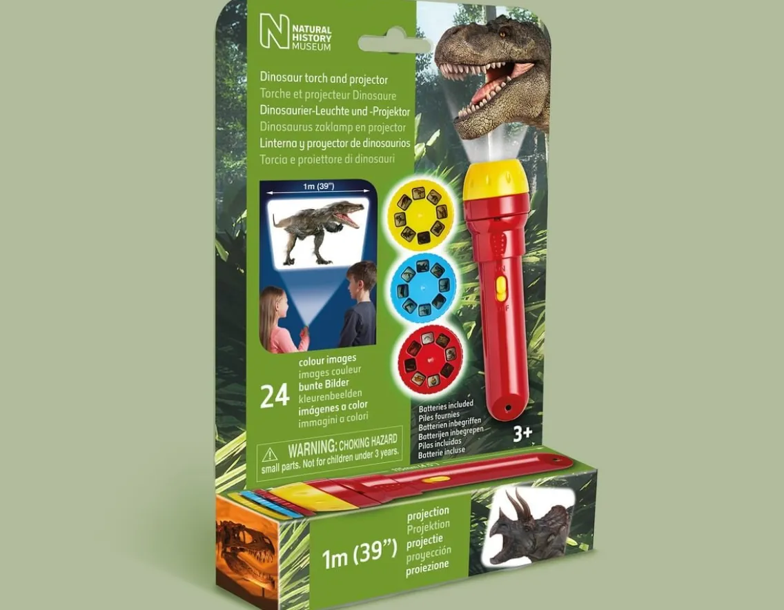 Dinosaurs|Sensory-Brainstrom Toys Dinosaur Torch and Projector - Natural History Museum