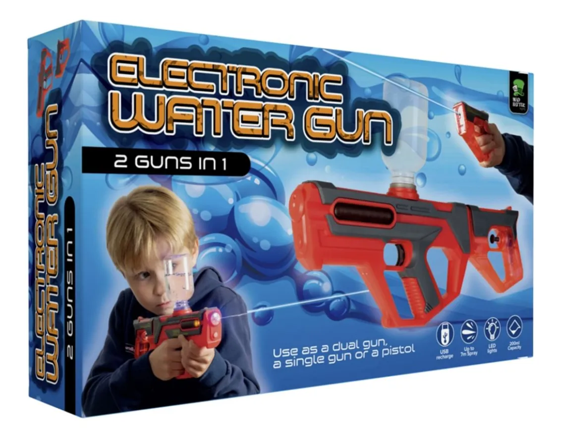 Adventurer|Outdoorsy-Funtime Gifts Electronic Water Gun - With Lights & Pulse Action
