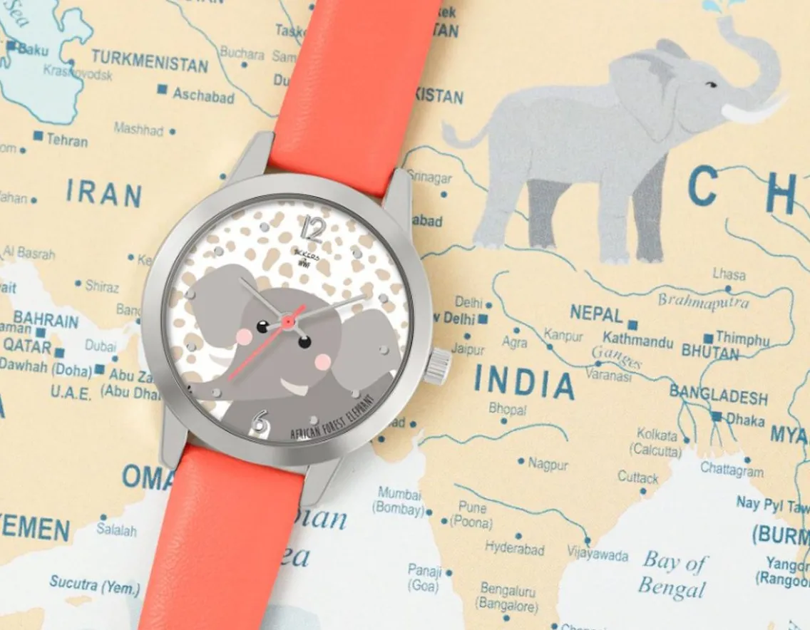 Exclusive To Wicked Uncle|Fashion & Style-Tikkers Elephant Children's Watch - WWF