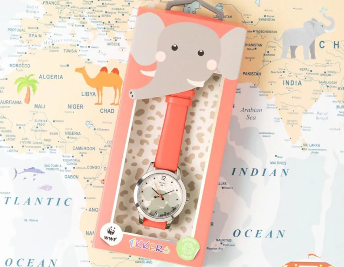 Exclusive To Wicked Uncle|Fashion & Style-Tikkers Elephant Children's Watch - WWF