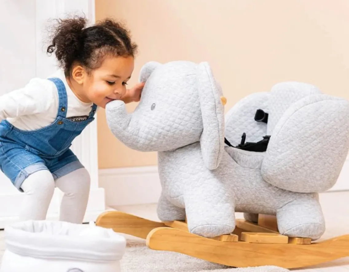 Wicked Fun|Wooden Toys-Nattou Elephant Rocker - from Belgium