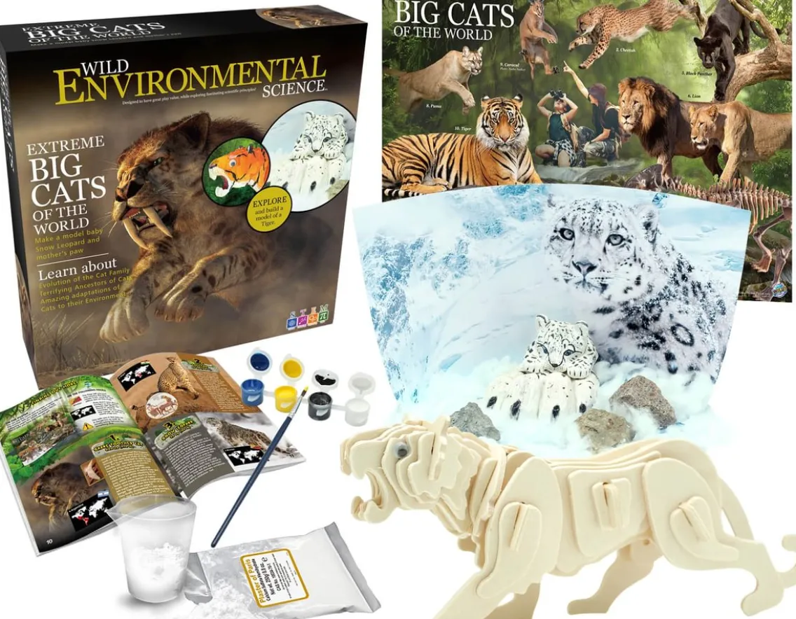 Creativity|Educational-Tree Toys Extreme Big Cats Of The World