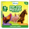 Puzzles|Age 4-Skillmatics Farm Animal Puzzles - Step by Step
