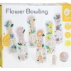 Wooden Toys|Age 2-Classic World Flower Bowling - 14 Wooden Pieces!