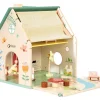 Wooden Toys|Age 5-Classic World Flower Cottage - Lovely Doll House