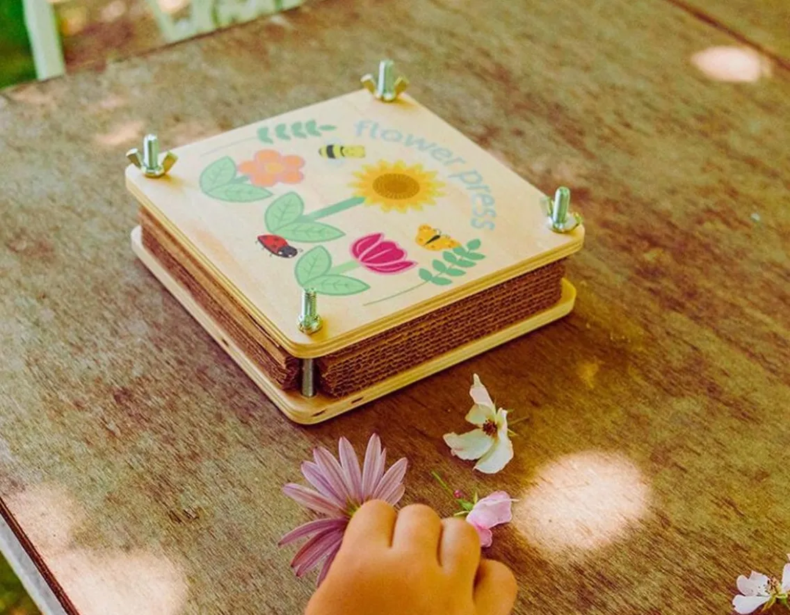 Creativity|Outdoorsy-Orange Tree Toys Flower Press - Make Art from Nature