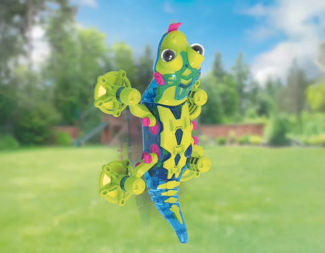 Construction|Educational-Thames & Kosmos GeckoBot Kit - Walks Up Windows & Walls