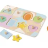 Educational|Wooden Toys- Geometry Peg Puzzle - For Little Hands