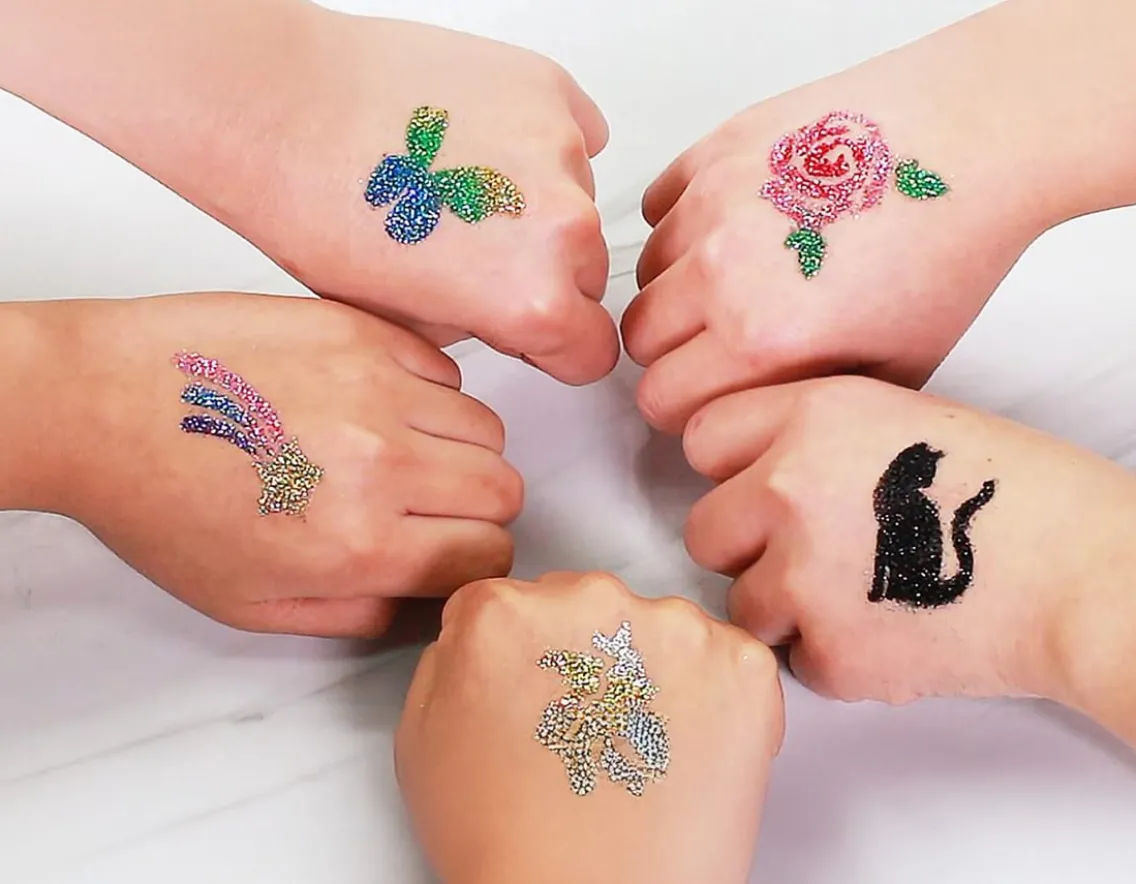 Fashion & Style|Age 8-Wild Science Glitter Tattoos Studio - So Sparkly!