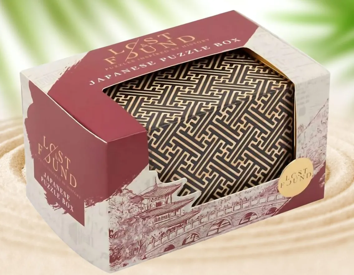 Puzzles|Age 13-Professor Puzzle Japanese Puzzle Box - Surprise Inside!