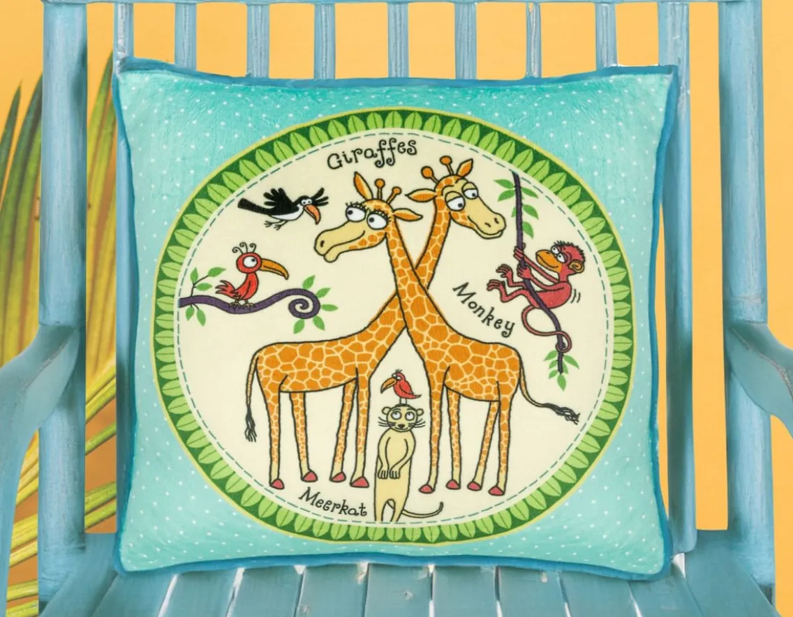 Exclusive To Wicked Uncle|Fashion & Style-Tyrrell Katz Jungle Plush Cushion - So Soft!