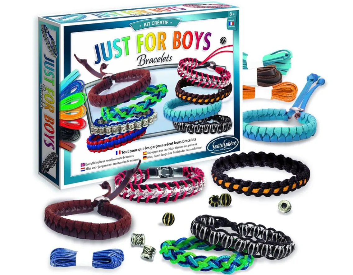 Creativity|Exclusive To Wicked Uncle-SentoSphere Just for Boys Bracelets - DIY Kit