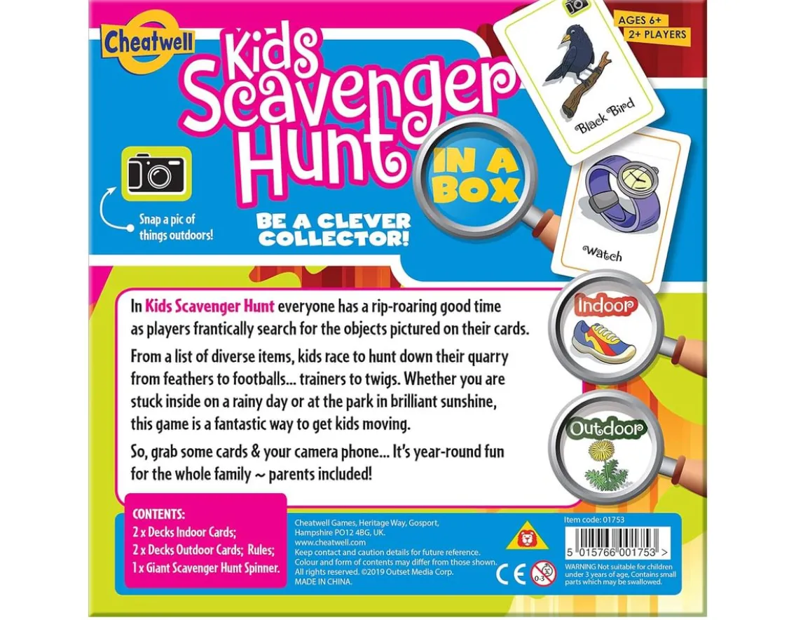 Adventurer|Games-Cheatwell Games Kids Scavenger Hunt - Rip-roaring Fun!
