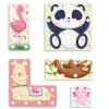 Creativity|Exclusive To Wicked Uncle-Quercetti Lacing Puzzle - Five Cute Animals