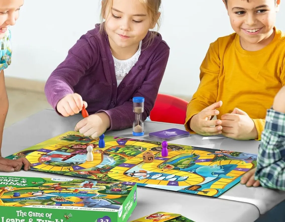 Games|Age 4-Skillmatics Leaps and Tumbles - Animal Adventures
