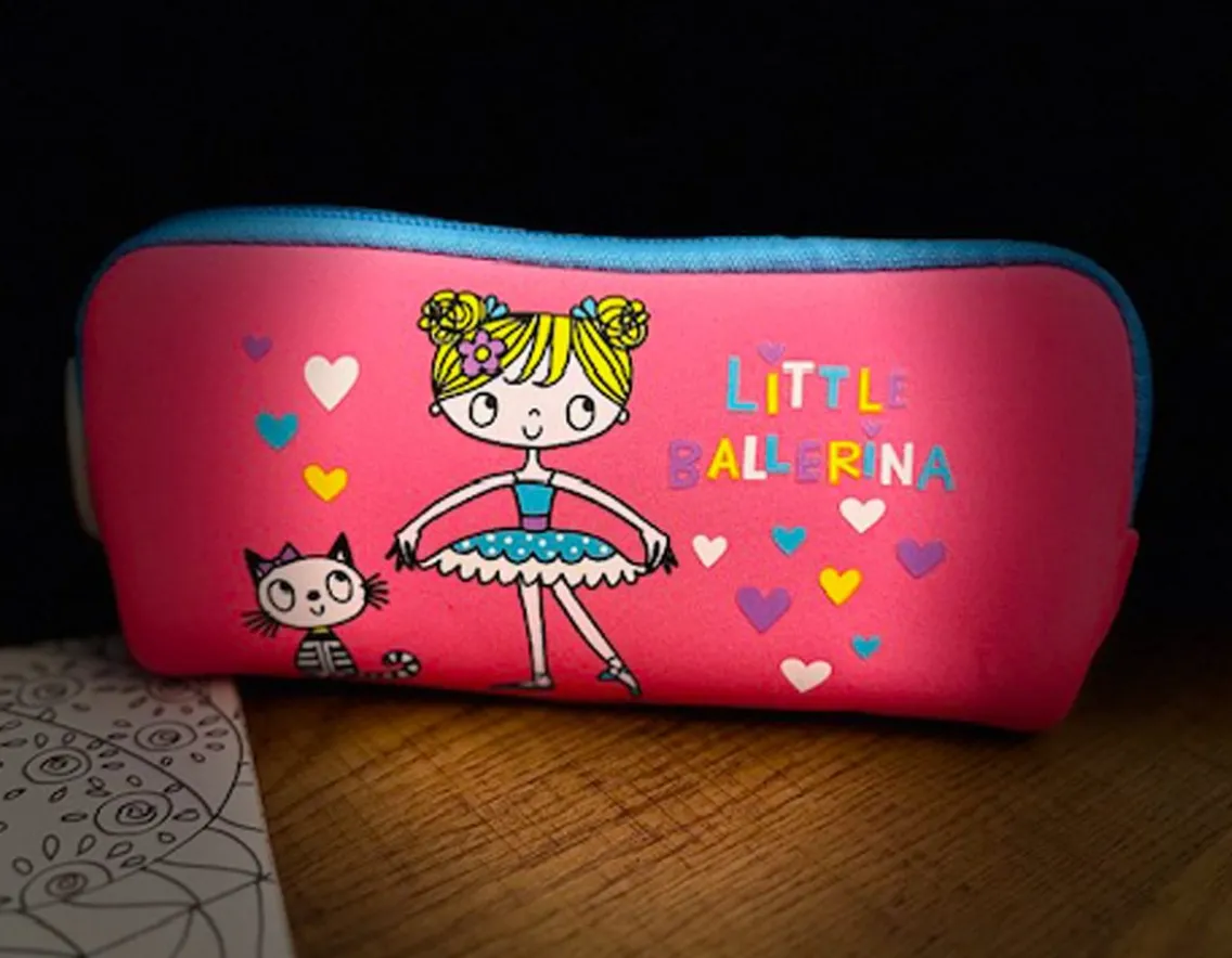 Creativity|Exclusive To Wicked Uncle-Rachel Ellen Little Ballerina - Pink Pencil Case