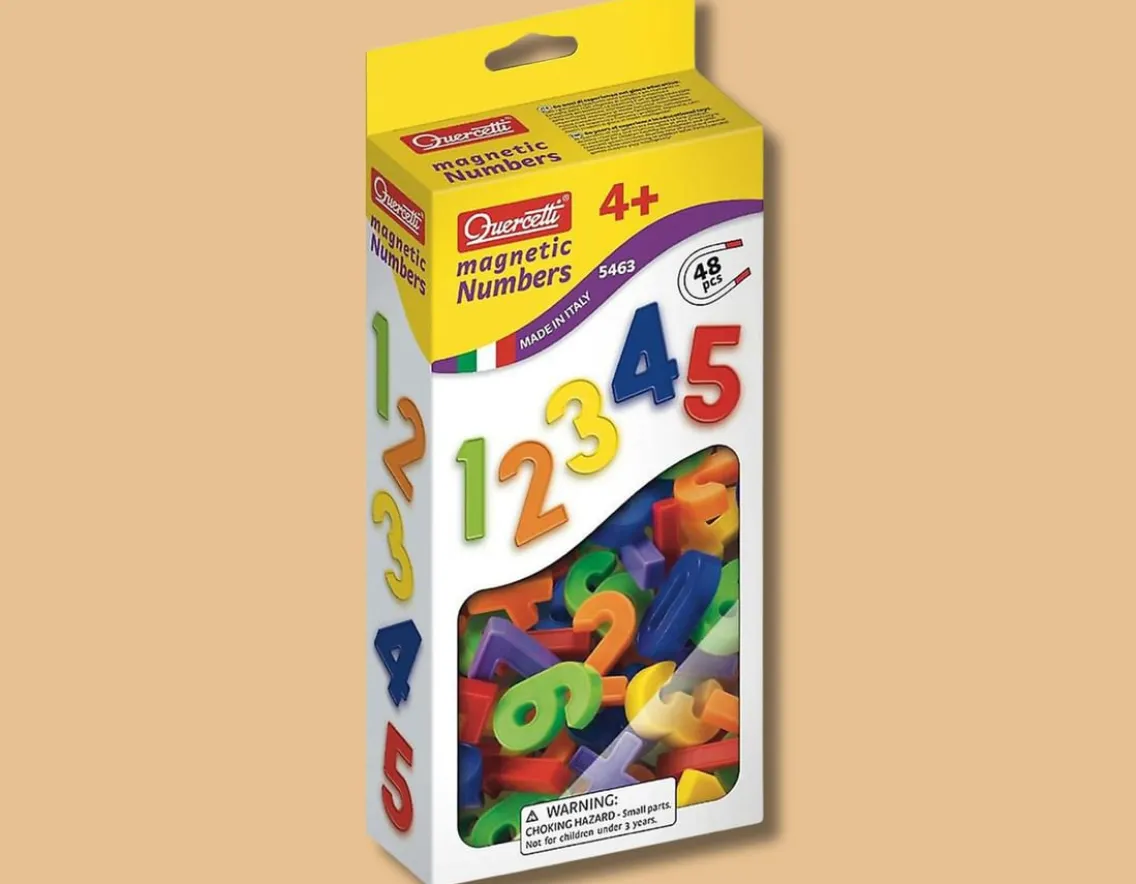 Educational|Age 4-Quercetti Magnetic Numbers - Colourful Counting