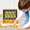 Creativity|Exclusive To Wicked Uncle-Fiesta Crafts Magnetic Patterns - Fun Wooden Shapes