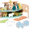 Wooden Toys|Age 2-Classic World Making Noah's Ark - Build & Play