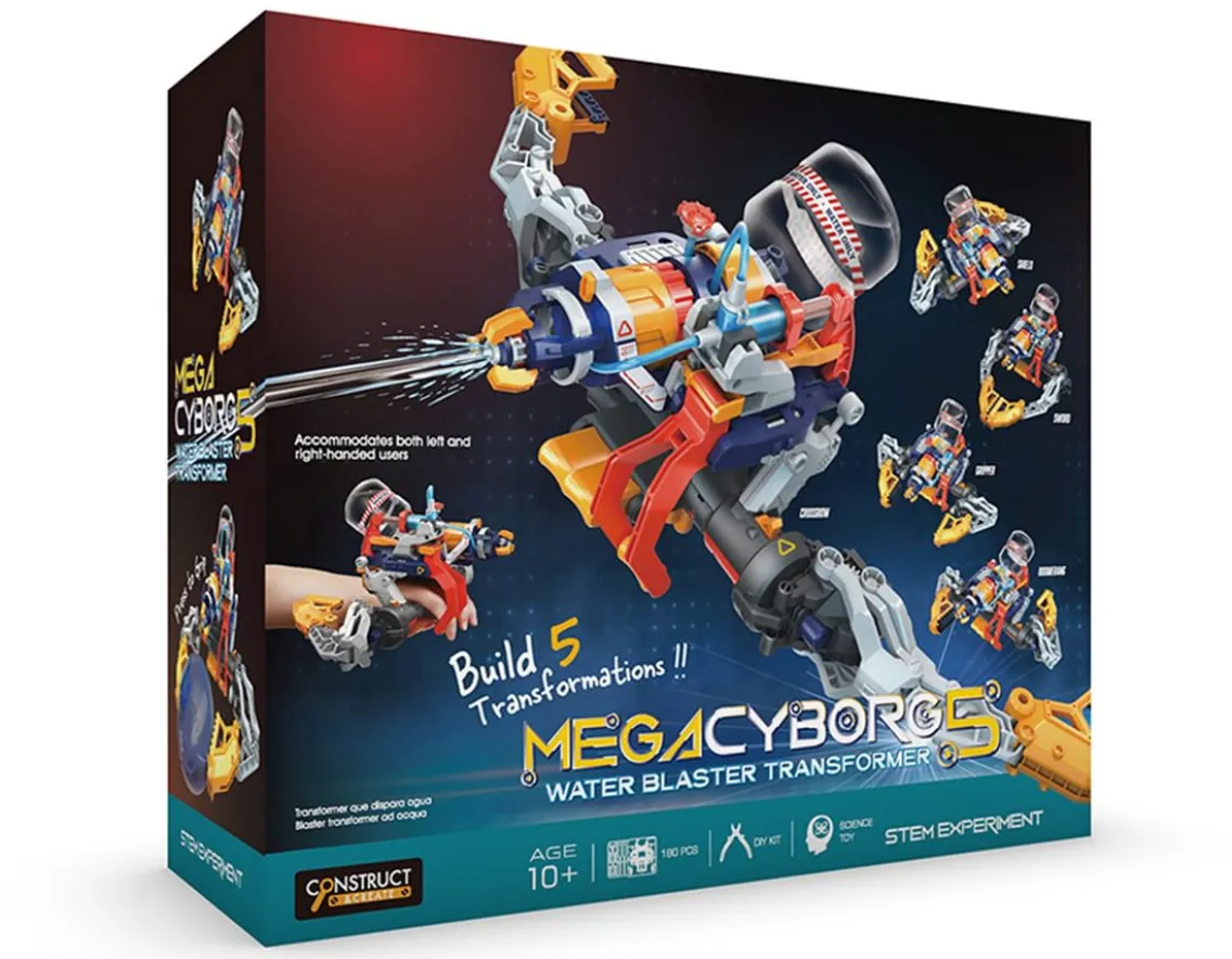Construction|Educational-The Source Mega Cyborg Water Blaster - 5-in-1