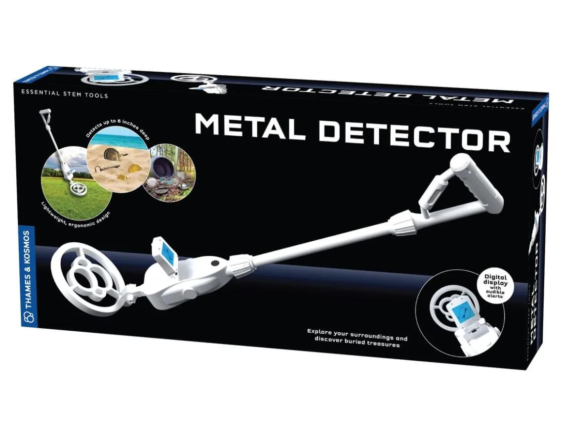 Educational|Science-Thames & Kosmos Metal Detector - Discover Buried Treasure