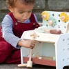 Educational|Wooden Toys-Classic World Mini Workbench - 29 Wooden Pieces