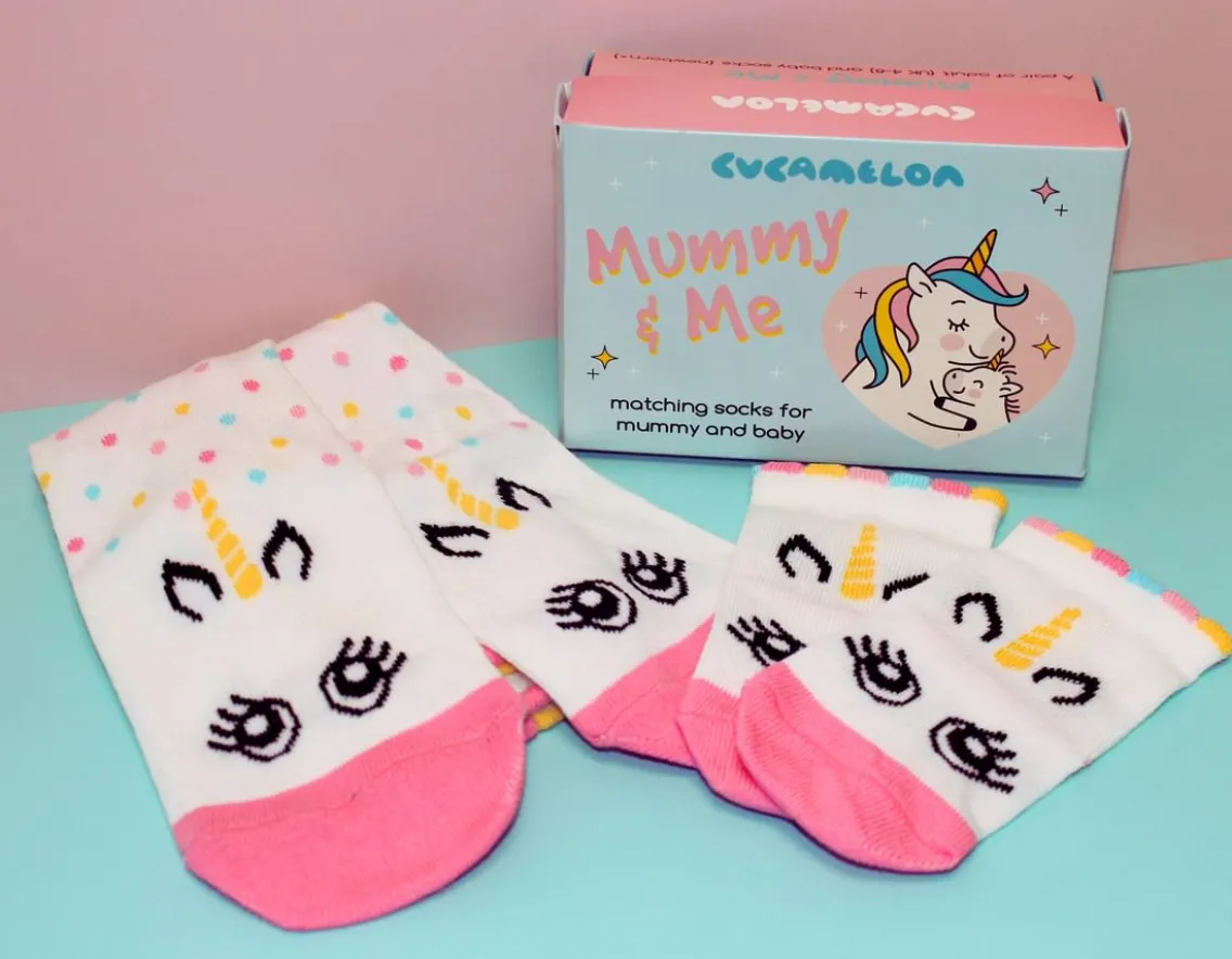 Fashion & Style|Unicorn-Cucamelon Mummy & Me - Matching Socks