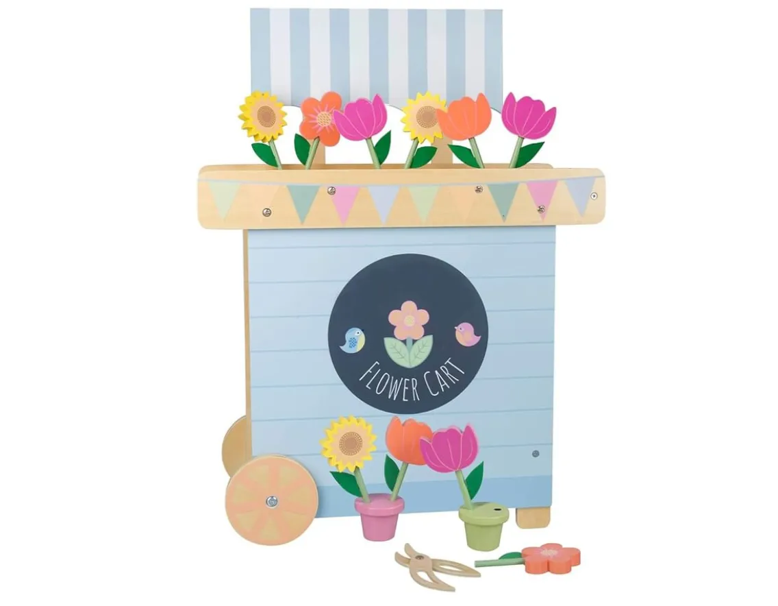 Creativity|Wooden Toys-Orange Tree Toys My First Flower Cart - 70cm Wooden Set