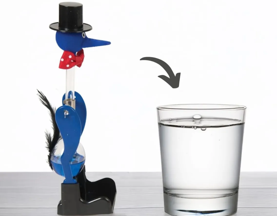 Wicked Fun|Age 14-Funtime Gifts Original Drinking Bird - Scientific Toy