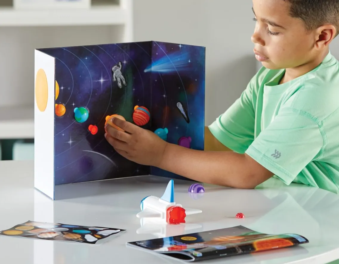 Educational|Age 4-Learning Resources Outer Space Activity Set - 17 Piece Kit