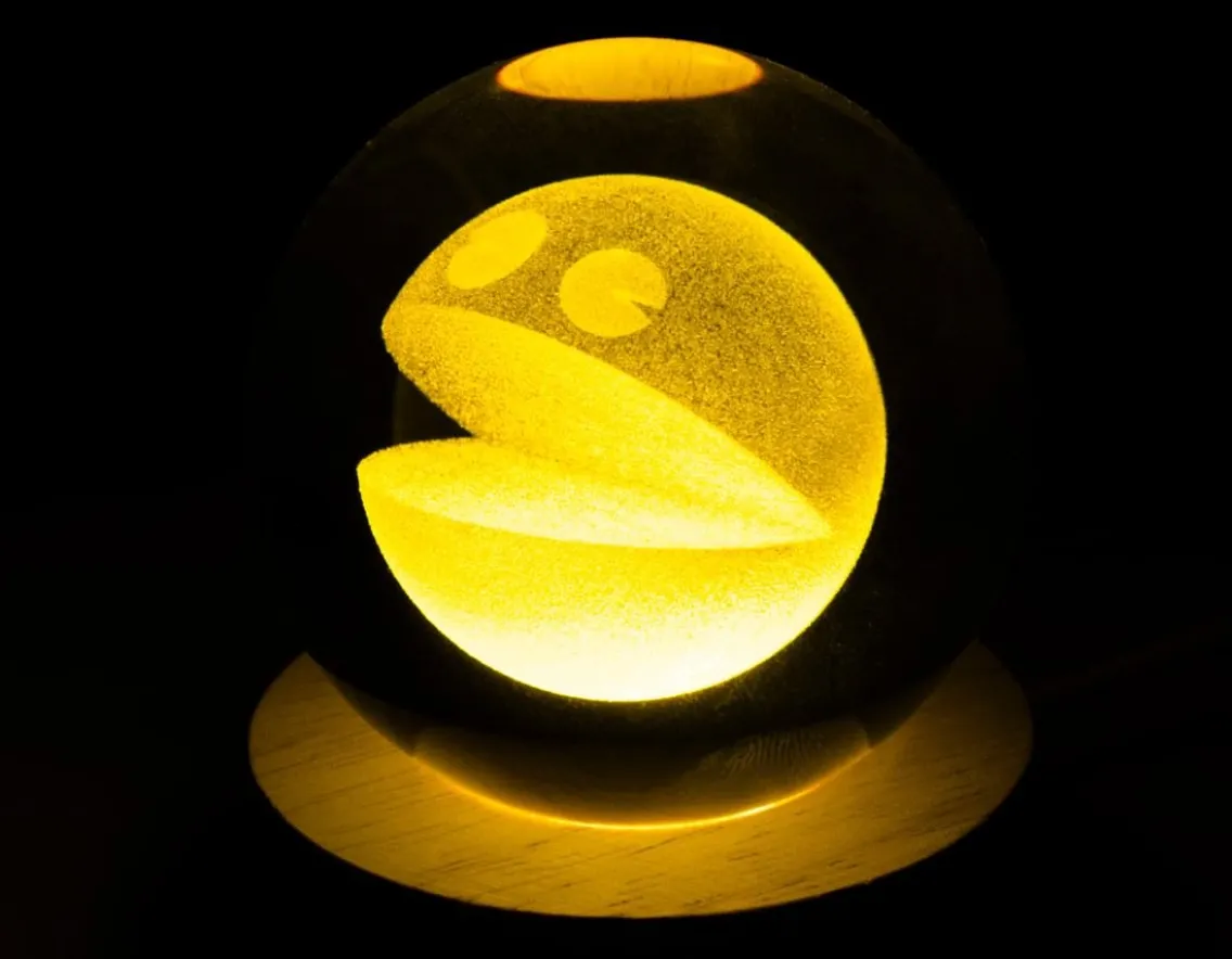 Fashion & Style|Wicked Fun-Fizz Creations Pac-Man Crystal Ball Light
