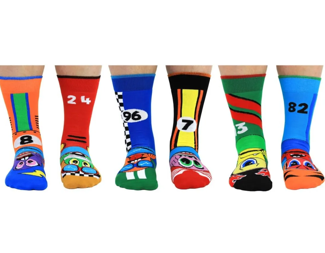 Fashion & Style|Wicked Fun-United Odd Socks Petrol Heads - Six Fun Odd Socks!