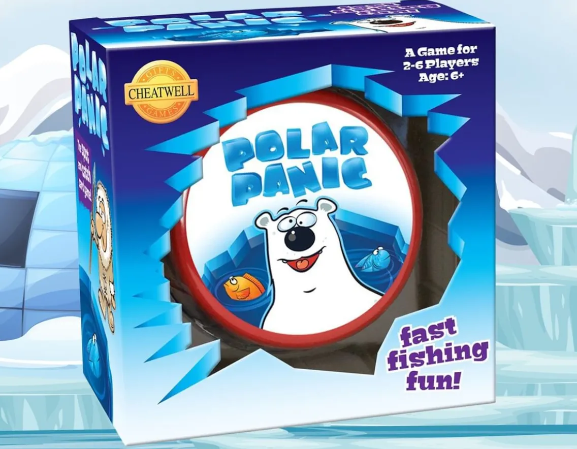 Games|Age 8-Cheatwell Games Polar Panic - Spot & Catch Card Game