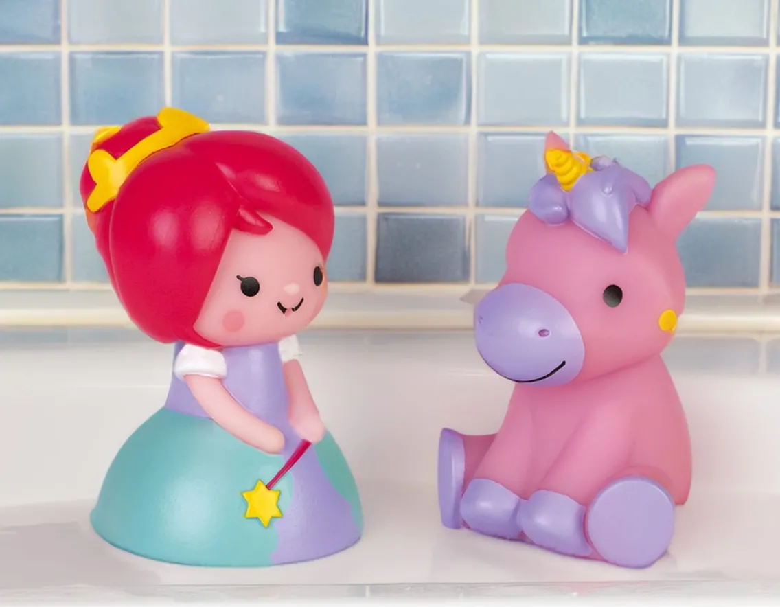 Exclusive To Wicked Uncle|Toys For Bath Time-Janod Princess & Unicorn Bath Squirters